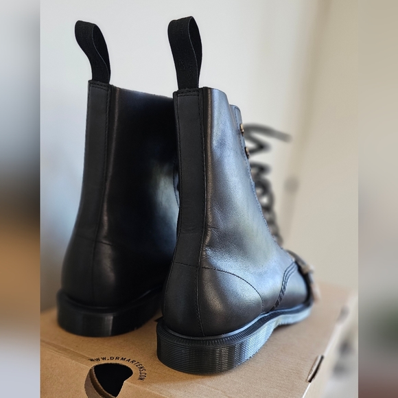 NEW Dr Martens Western Black Cowboy Boots Doc Martins WITH BOX - Picture 5 of 8